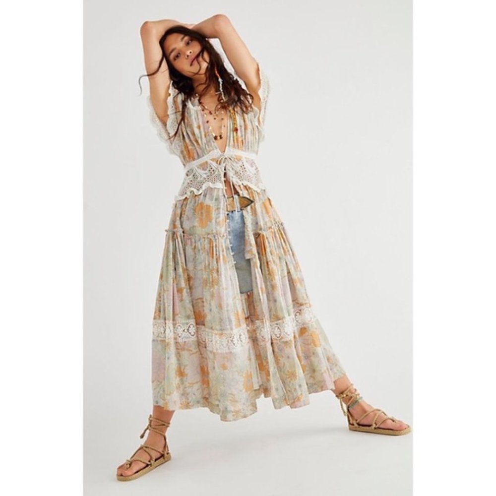 Free People Field Of Dreams Maxi- Size Small